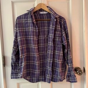 Purple Adika flannel